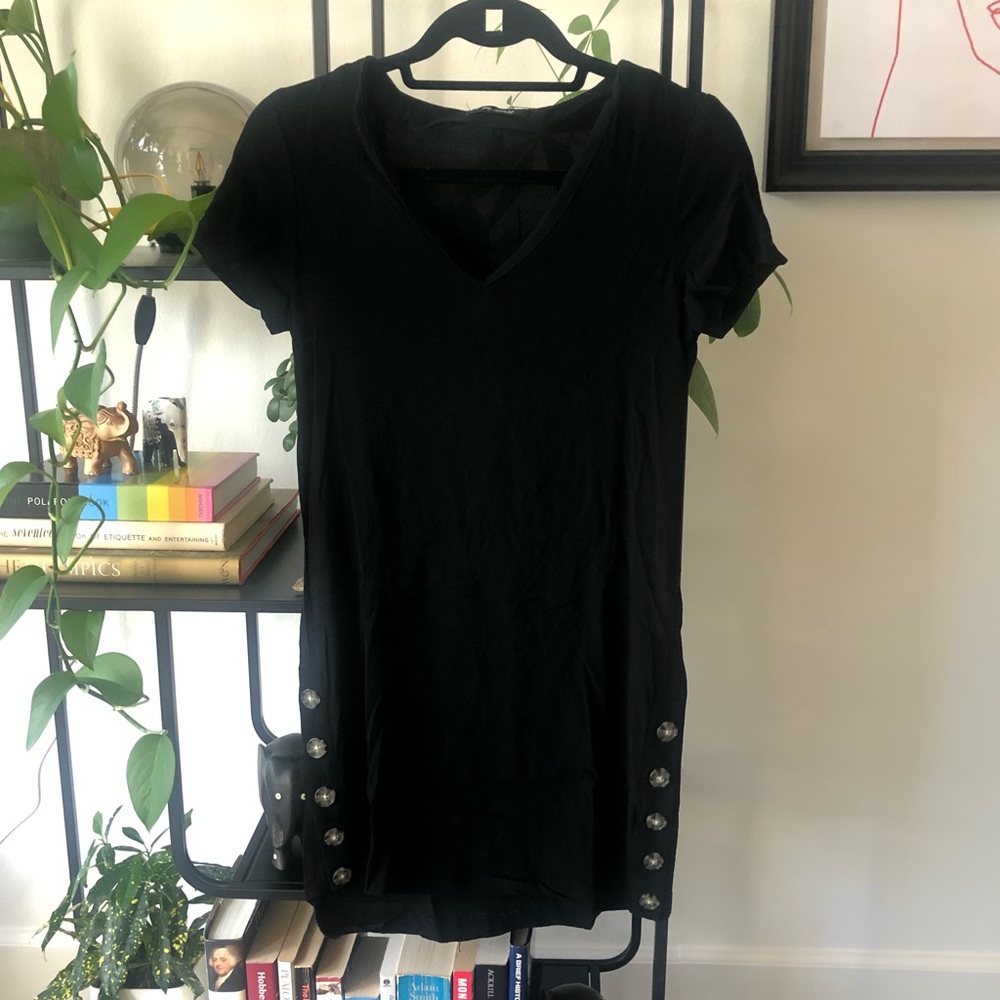 Madewell V-Neck Shirt Dress with Buttons